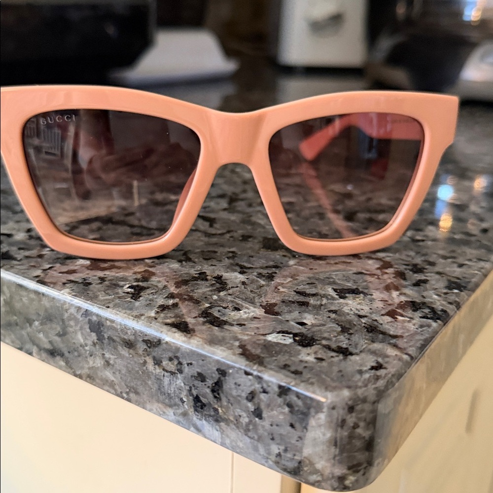 Gucci Women's Nude Square Sunglasses